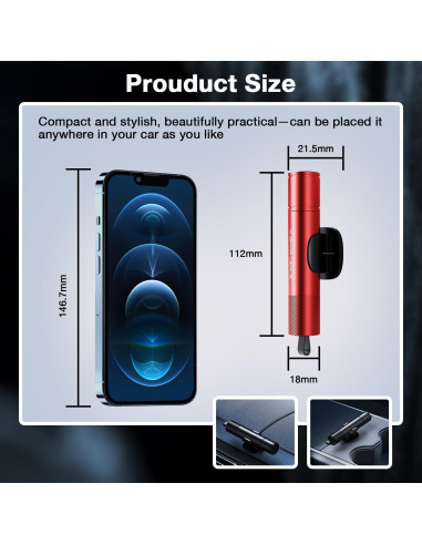 Cortador de Cinturón y Rompedor de Ventanas MOTORBUDDY