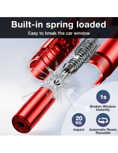 Cortador de Cinturón y Rompedor de Ventanas MOTORBUDDY