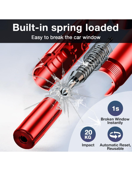 Cortador de Cinturón y Rompedor de Ventanas MOTORBUDDY