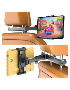 Soporte para Tableta en Reposacabezas OHLPRO Ajustable 4.7-13"