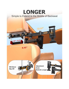 Soporte para Tableta en Reposacabezas OHLPRO Ajustable 4.7-13" 2