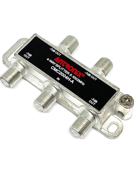 Divisor MoCa Antronix CMC2004H-A 4 Vías -7dB 5-1002 MHz
