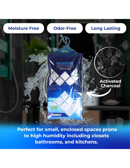 Absorbente de Humedad Colgante Zarpax 300g - Carbón Activado Absorbente de Humedad Colgante Zarpax 300g - Carbón Activado
