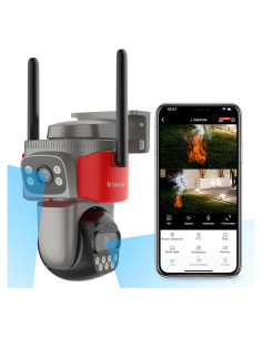 Cámara de Seguridad VSTARCAM 4MP Doble Lente Exterior WiFi