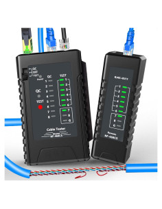 Probador de Cable de Red ZHOUCE NF-468CS - Ethernet, RJ45/RJ11