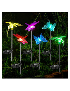 Luces de Jardín Solares Anordsem - 6 Cabezas LED Impermeables