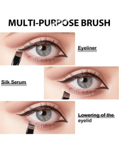 Brocha de Delineador Angulada BeautyFactor - Precisión y Control 2