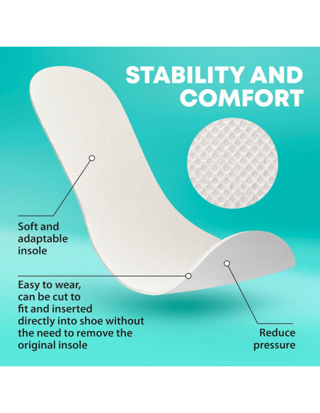 Insertos para Zapatos Comfwalk - Plantillas de Espuma de Láttex EU 37