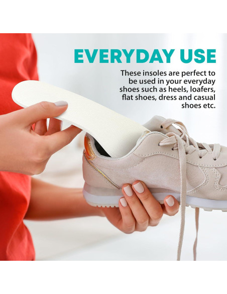 Insertos para Zapatos Comfwalk - Plantillas de Espuma de Láttex EU 37