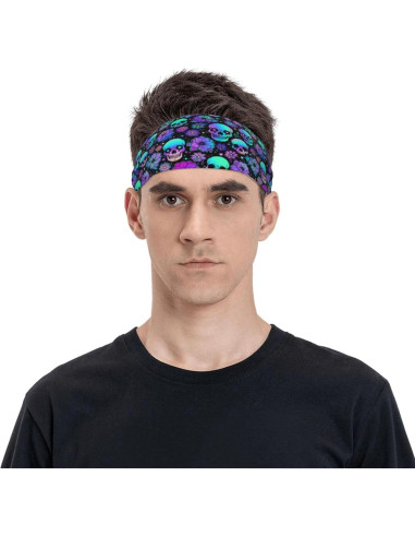 Banda deportiva absorbente unisex Gianlaima - Negro