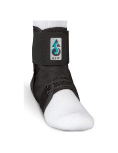 Soporte para Tobillo Med Spec ASO Speed Lacer Negro Mediano