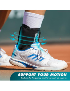 Soporte para Tobillo Med Spec ASO Speed Lacer Negro Mediano 2