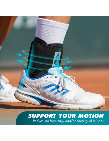 Soporte para Tobillo Med Spec ASO Speed Lacer Negro Mediano