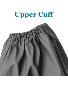 Mangas Protectores Yzurbu de PU Impermeables - 2 Pares Negros 2