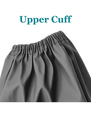 Mangas Protectores Yzurbu de PU Impermeables - 2 Pares Negros