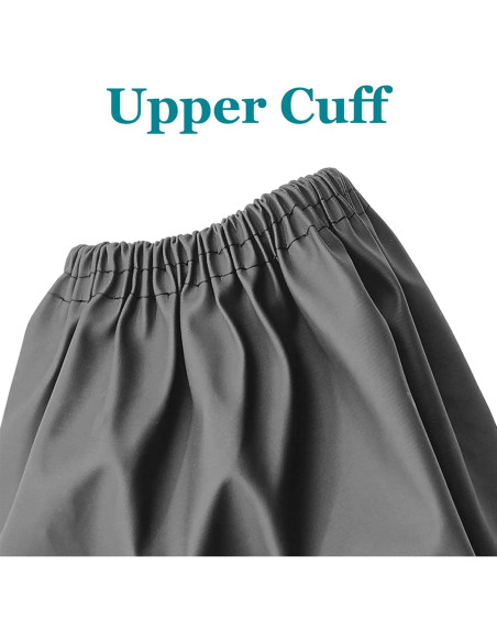 Mangas Protectores Yzurbu de PU Impermeables - 2 Pares Negros