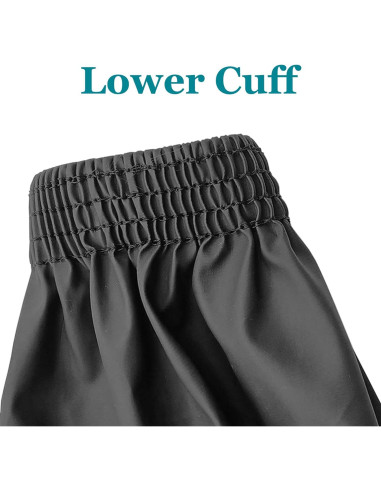 Mangas Protectores Yzurbu de PU Impermeables - 2 Pares Negros