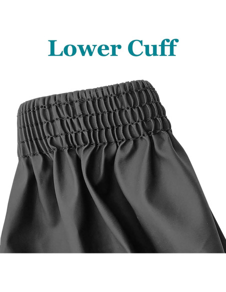 Mangas Protectores Yzurbu de PU Impermeables - 2 Pares Negros