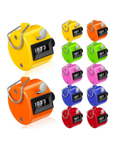 Contador Manual de Tally Copkim 12 Pcs 4 Dígitos Mecánico