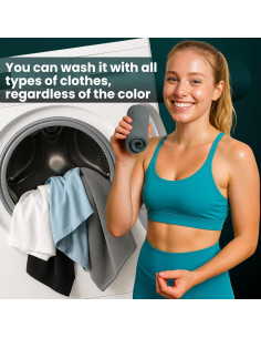 Juego de 7 Toallas de Microfibra Uonel - Secado Rápido y Sin Olores 2