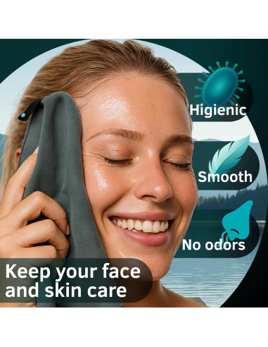 Juego de 7 Toallas de Microfibra Uonel - Secado Rápido y Sin Olores