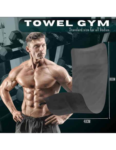 Juego de 7 Toallas de Microfibra Uonel - Secado Rápido y Sin Olores