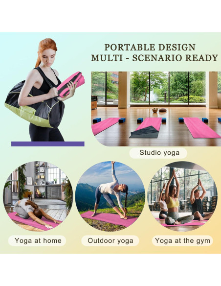 Juego de Toallas de Yoga Caliente CORTHENA 600GSM Antideslizante