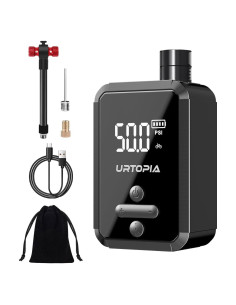 Bomba de Bicicleta Eléctrica URTOPIA HW-142, 150 PSI, Portátil