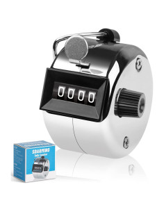 Contador de Clicker SDARMING de 4 Dígitos de Metal