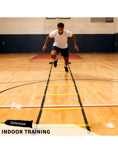 Escalera de Agilidad 6m Sleteranpe - 12 Peldaños Ajustables