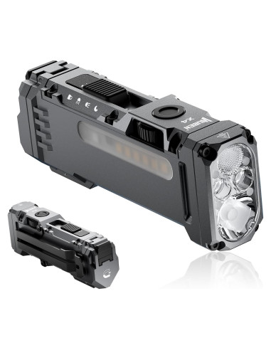 Linterna Recargable WUBEN X4 EDC 1500 Lúmenes RGB IP68