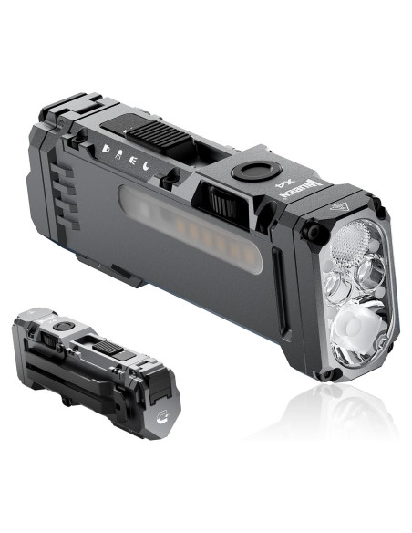 Linterna Recargable WUBEN X4 EDC 1500 Lúmenes RGB IP68