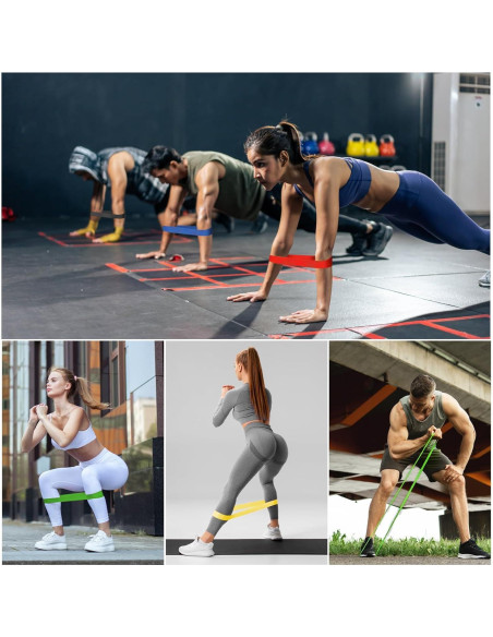 Conjunto de Bandas de Resistencia Flintonic 5 Niveles para Fitness