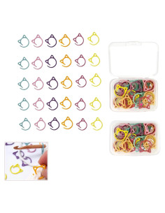 Marcadores de Puntos de Tejer Hilsayum - 30 Piezas Metal Mini