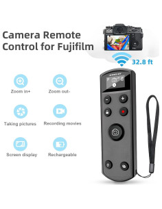 Control Remoto Inalámbrico AODELAN para Fujifilm con Pantalla OLED 2