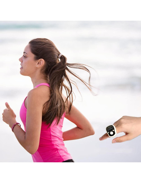 Contador de Dedo Digital TESEAS 5 Piezas LED 99999