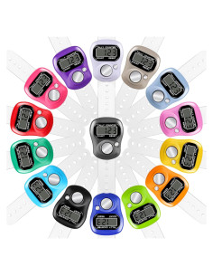 Contador de Dedo Electrónico ALDMIO - 15 Unidades, Pantalla Digital