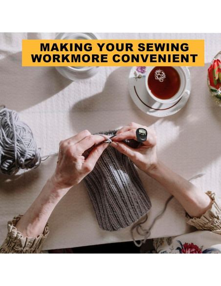 Contador de Dedo Digital TESEAS 5 Piezas LED 99999