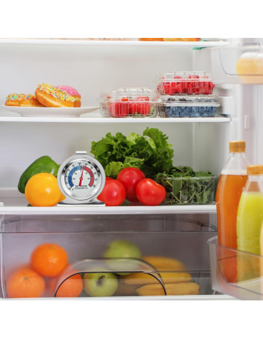 Paquete de 12 termómetros de refrigerador ATZNZIK -30 a 30 C