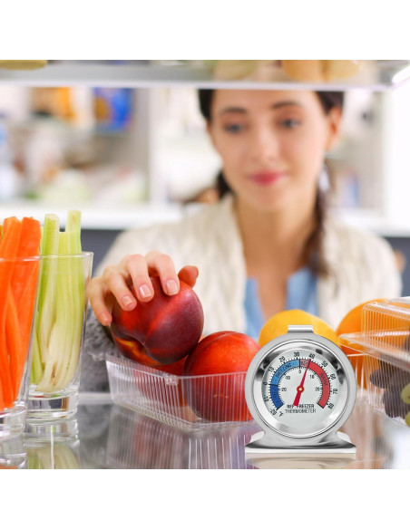 Paquete de 12 termómetros de refrigerador ATZNZIK -30 a 30 C