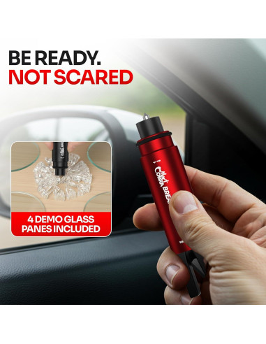 Herramienta Rompe Ventanas y Cortador de Cinturones Mart Cobra