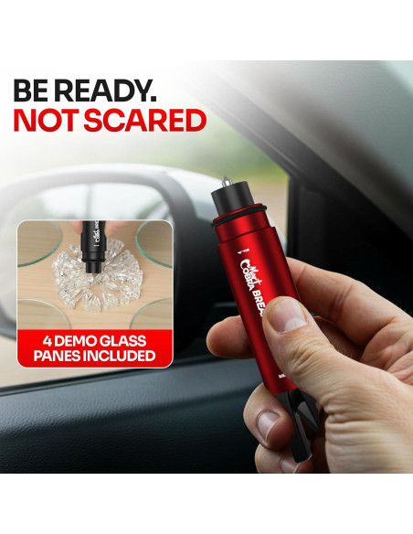 Herramienta Rompe Ventanas y Cortador de Cinturones Mart Cobra