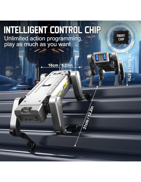 Perro Robot Inteligente SMARTECH con Control por Voz y App