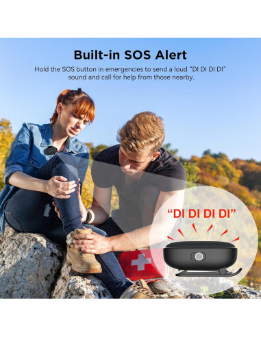 Altavoz Bluetooth Portátil FVYAO 6W, 6H Reproducción, Negro