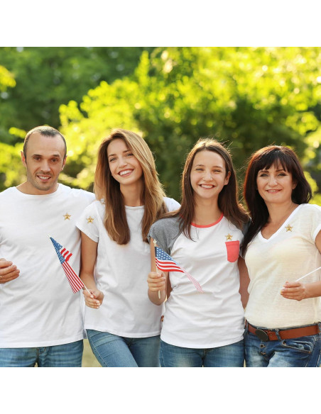 60 Pines de Estrella 3D Kenning para Mochilas y Ropa