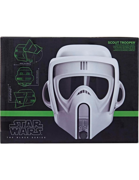 Casco Electrónico Premium Star Wars Trooper Explorador