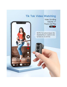 Control Remoto Bluetooth XTACO para TikTok con Estuche Carga 2