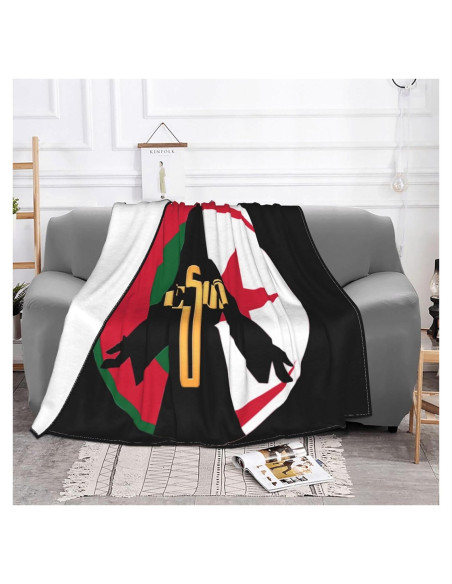 Manta de Franela Negra Genérica Tamaño Reina 101.6x76.2cm Ultra Suave Manta de Franela Negra Genérica Tamaño Reina 101.6x76.2cm Ultra Suave