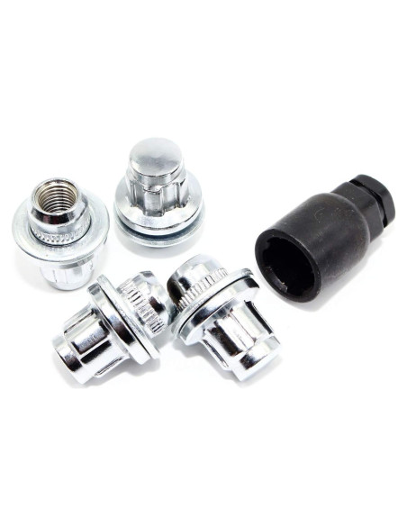 Juego de 4 Tuercas de Rueda Cromadas Veritek 12x1.25mm para Nissan