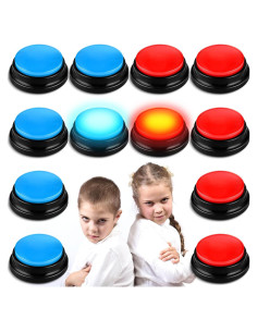 Zumbadores Grabables Jerify 12 Paquetes para Juegos y Aprendizaje